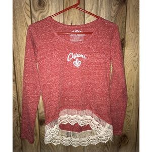 Long sleeve Cajuns top